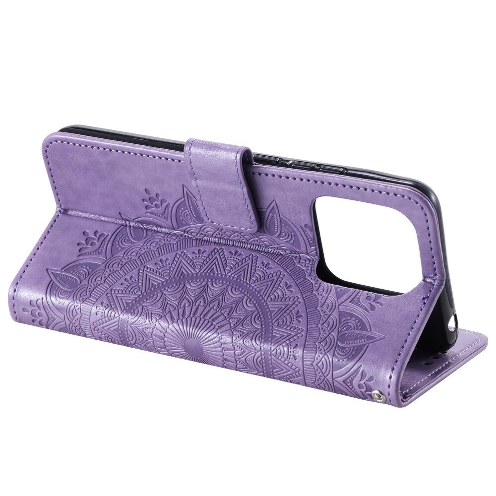 Xiaomi 13 Pro Leather Cover Mandala Purple