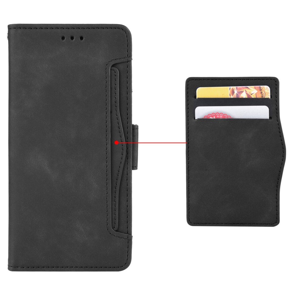 Honor 80 Multi Wallet Case Black