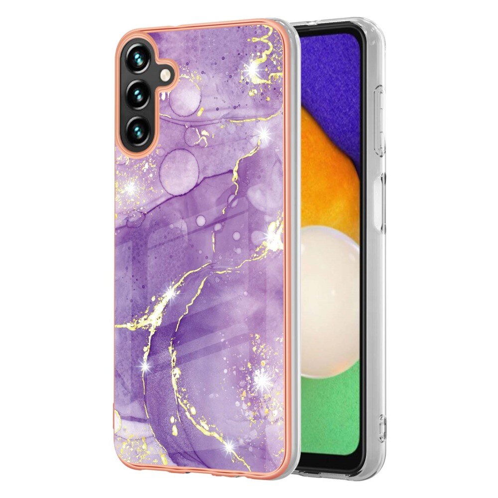 Samsung Galaxy A54 TPU Case Purple Marble