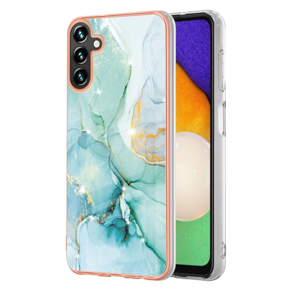 Samsung Galaxy A54 TPU Case Green Marble