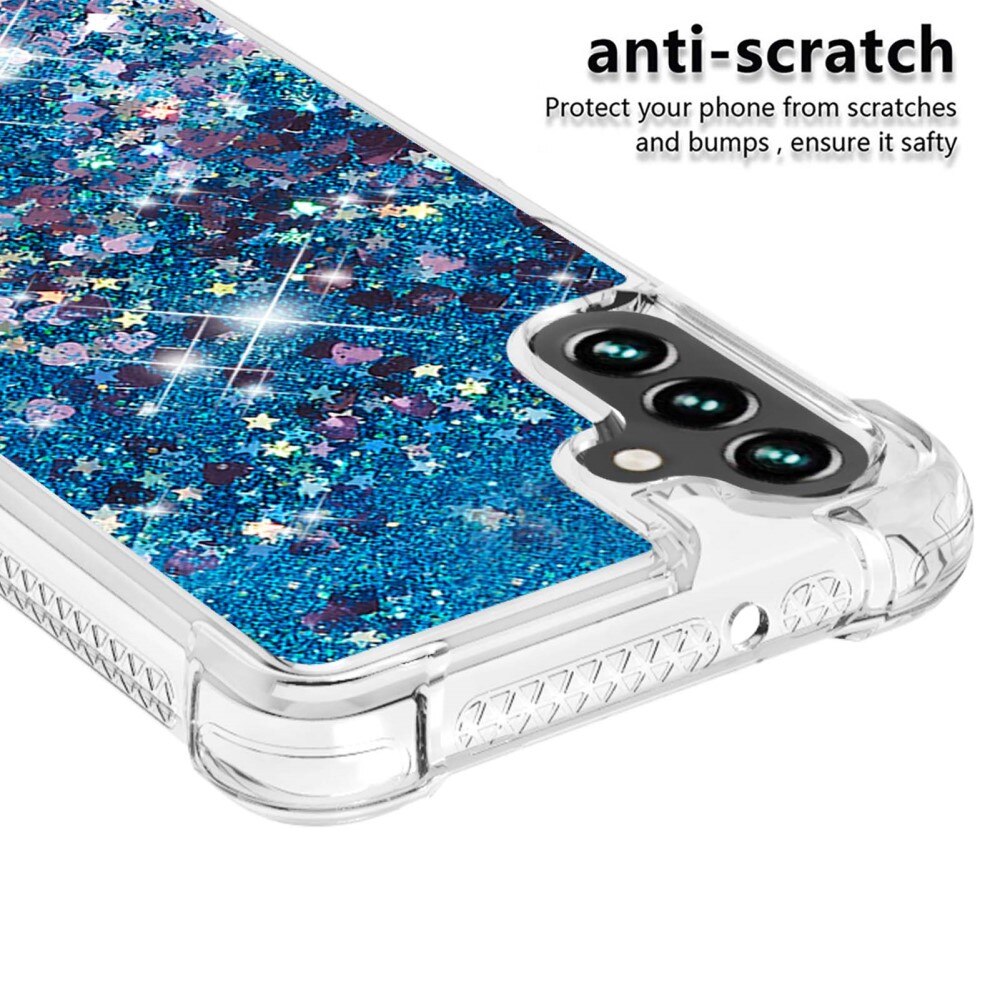 Samsung Galaxy A54 Glitter Powder TPU Cover Blue