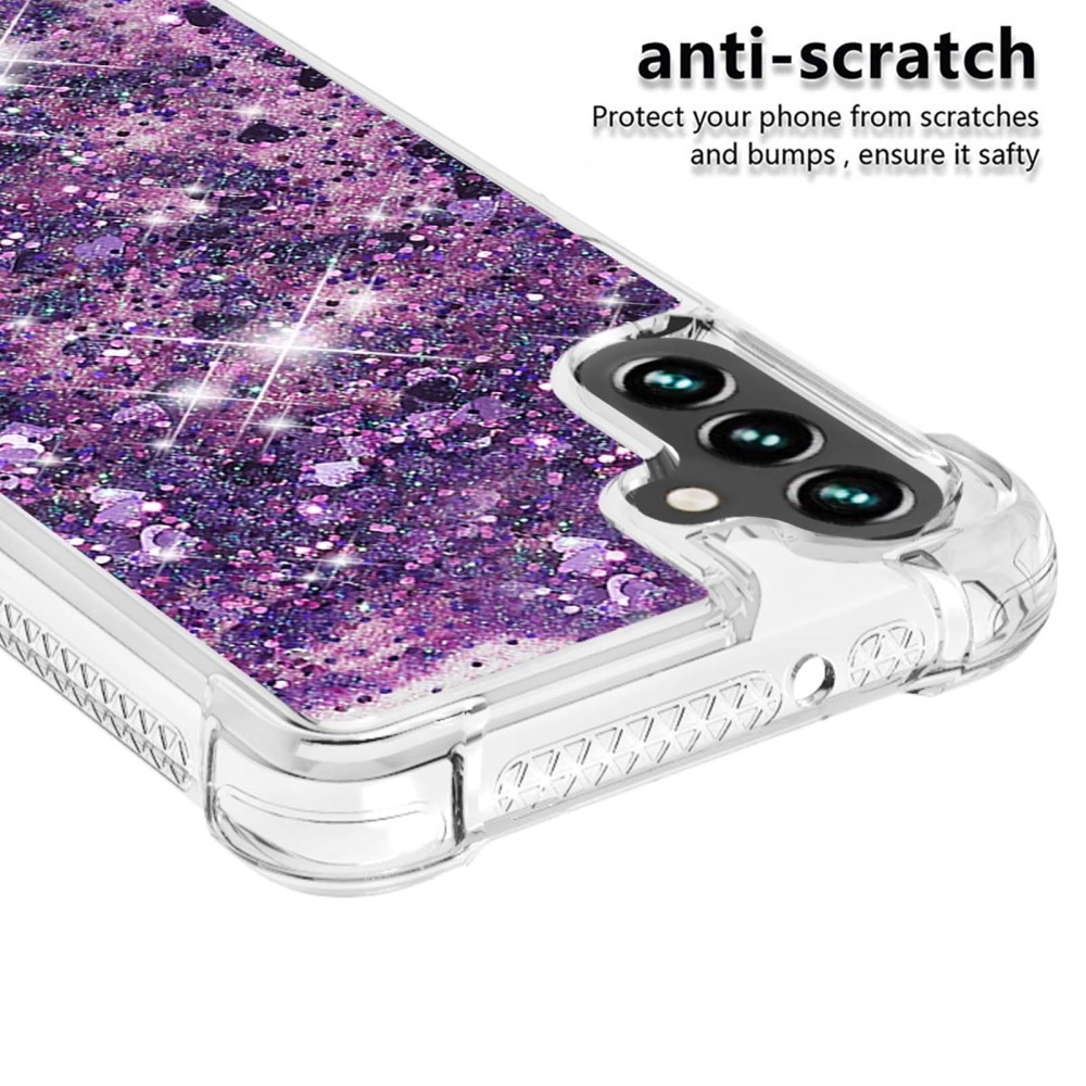 Samsung Galaxy A54 Glitter Powder TPU Cover Purple