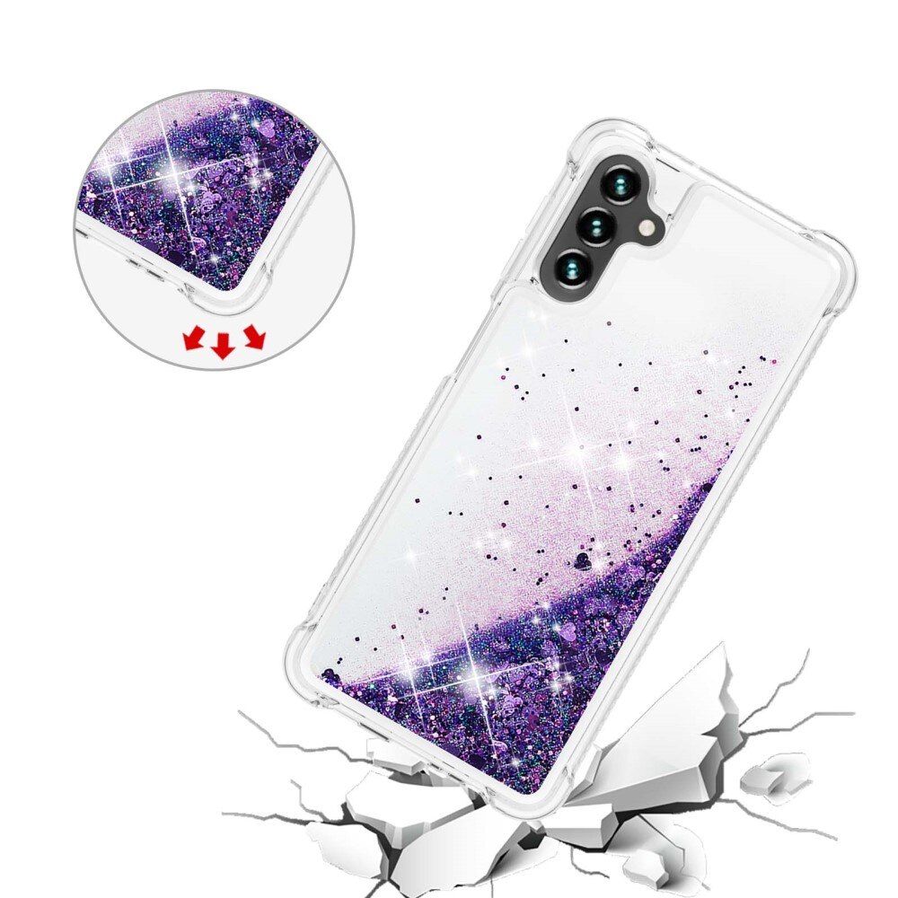 Samsung Galaxy A54 Glitter Powder TPU Cover Purple