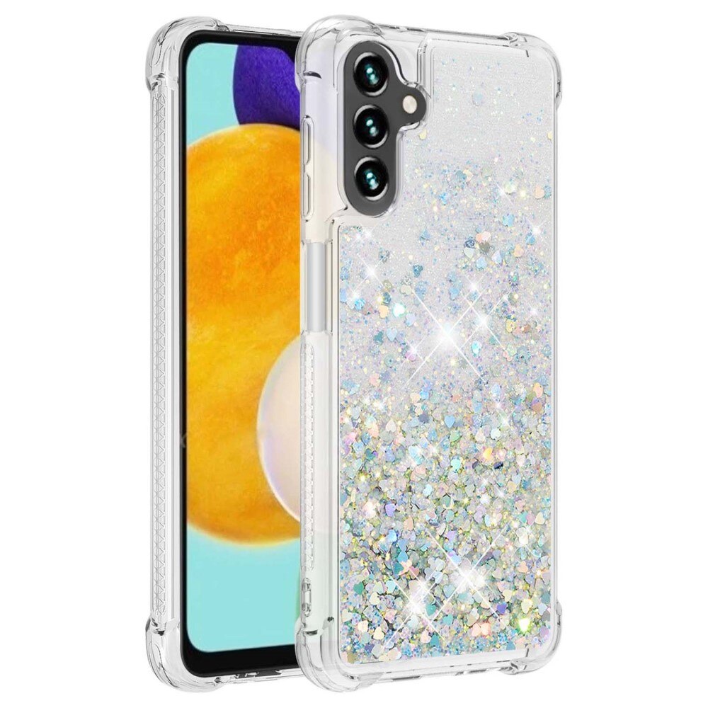 Samsung Galaxy A54 Glitter Powder TPU Cover Silver