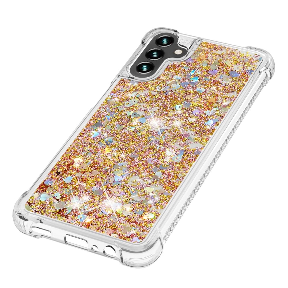 Samsung Galaxy A54 Glitter Powder TPU Cover Gold