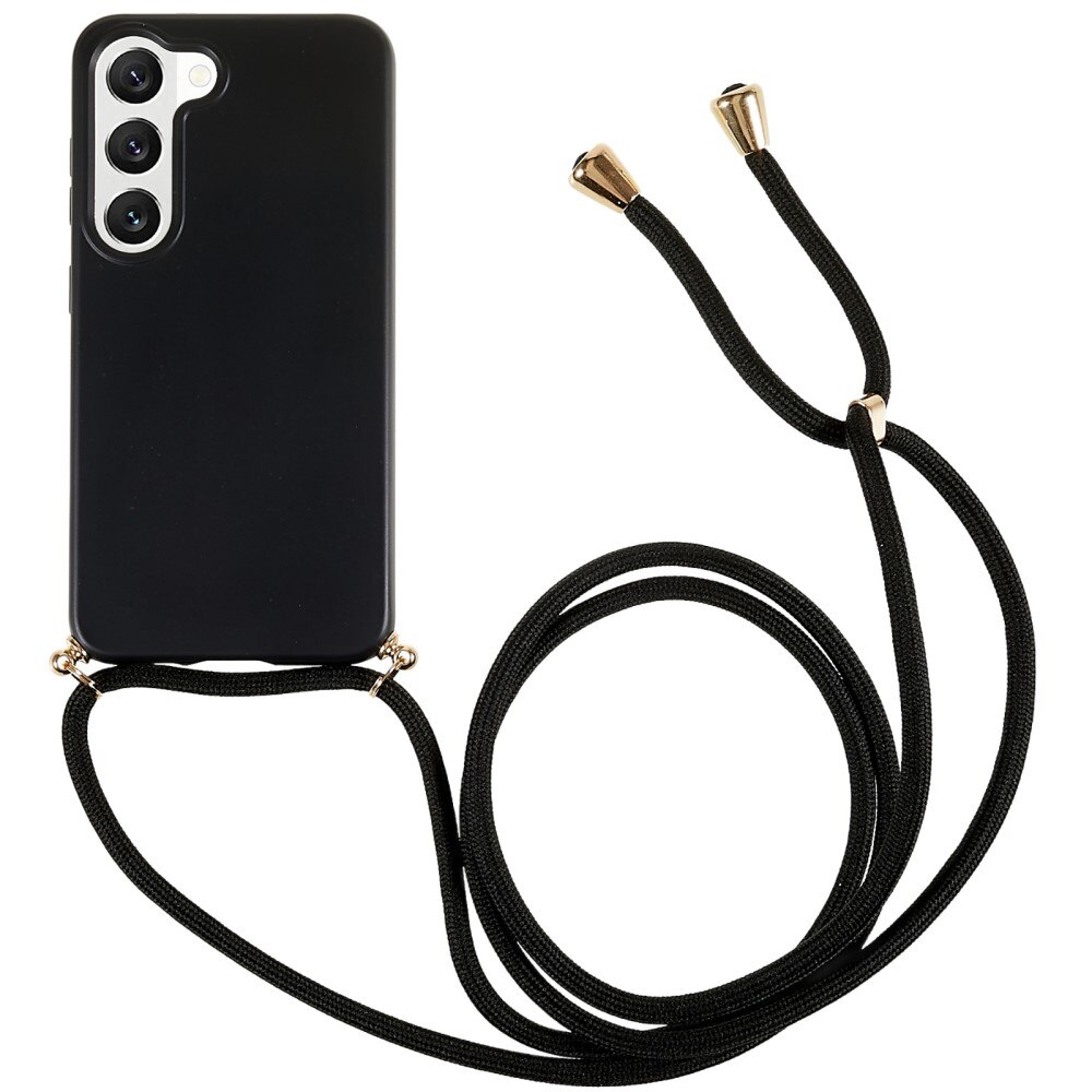 Samsung Galaxy S23 Cover Neck Strap Black