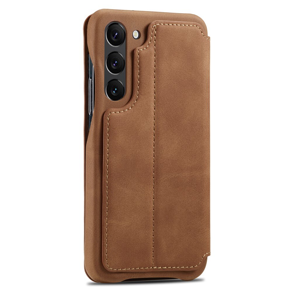 Samsung Galaxy S23 Plus Slim Wallet Case Cognac