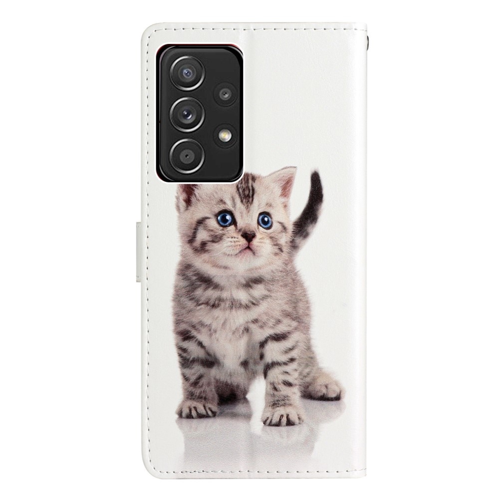 Samsung Galaxy A53 Wallet Book Cover Kitten