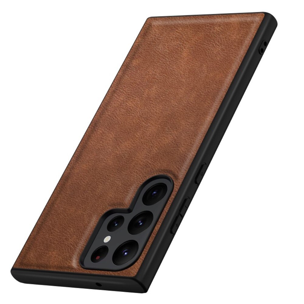 Leather Case Samsung Galaxy S23 Ultra Cognac