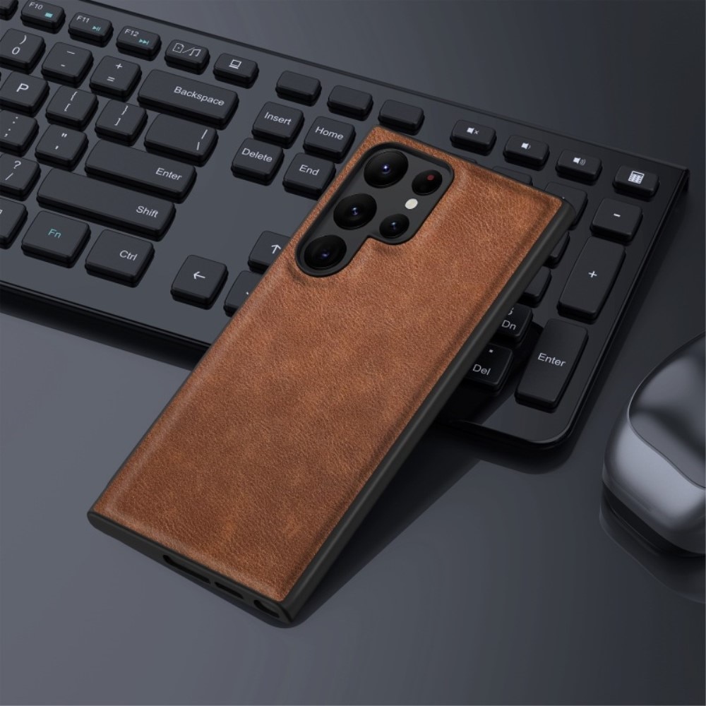 Leather Case Samsung Galaxy S23 Ultra Cognac