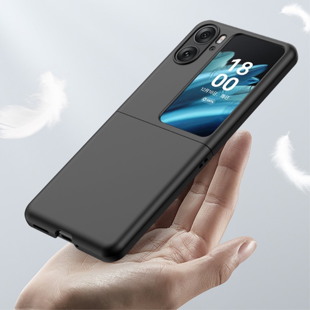 Oppo Find N2 Flip Rubberized Hard Case Black