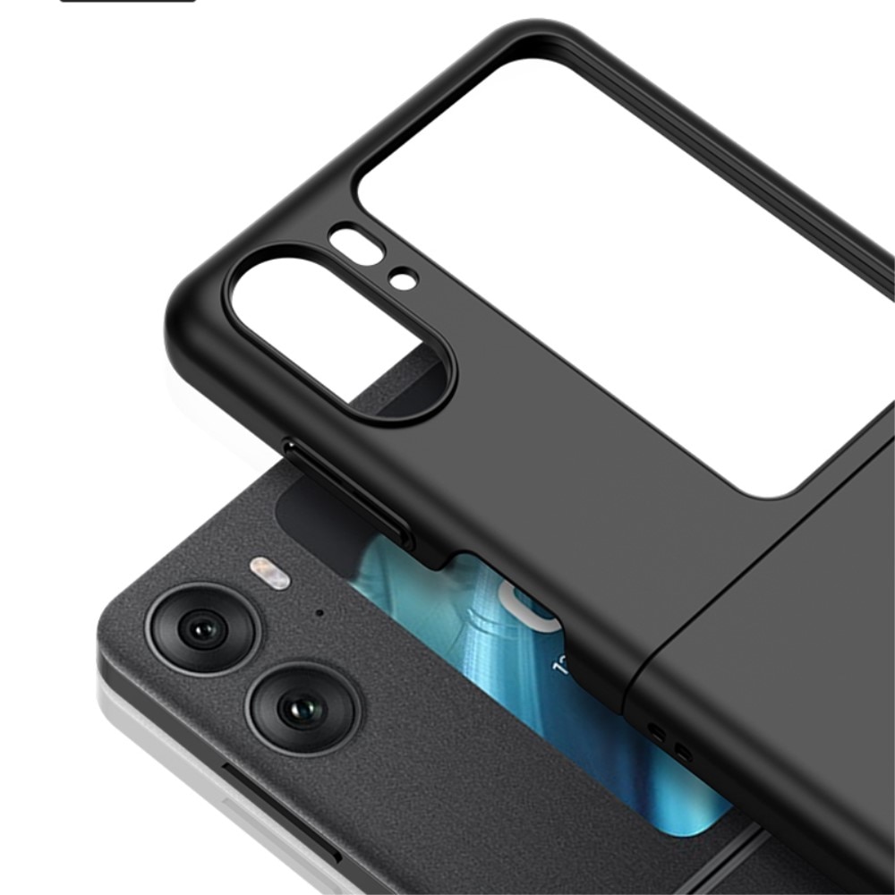 Oppo Find N2 Flip Rubberized Hard Case Black