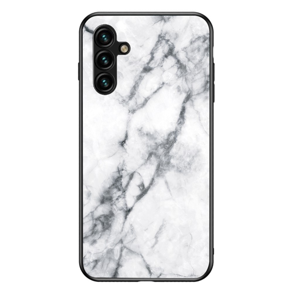 Samsung Galaxy A54 Tempered Glass Case White Marble