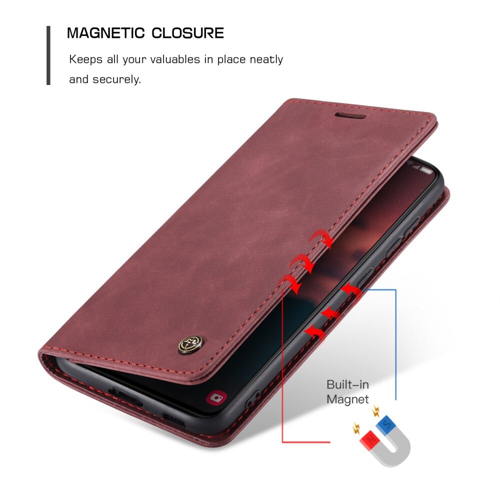 Samsung Galaxy S23 Slim Wallet Case Red