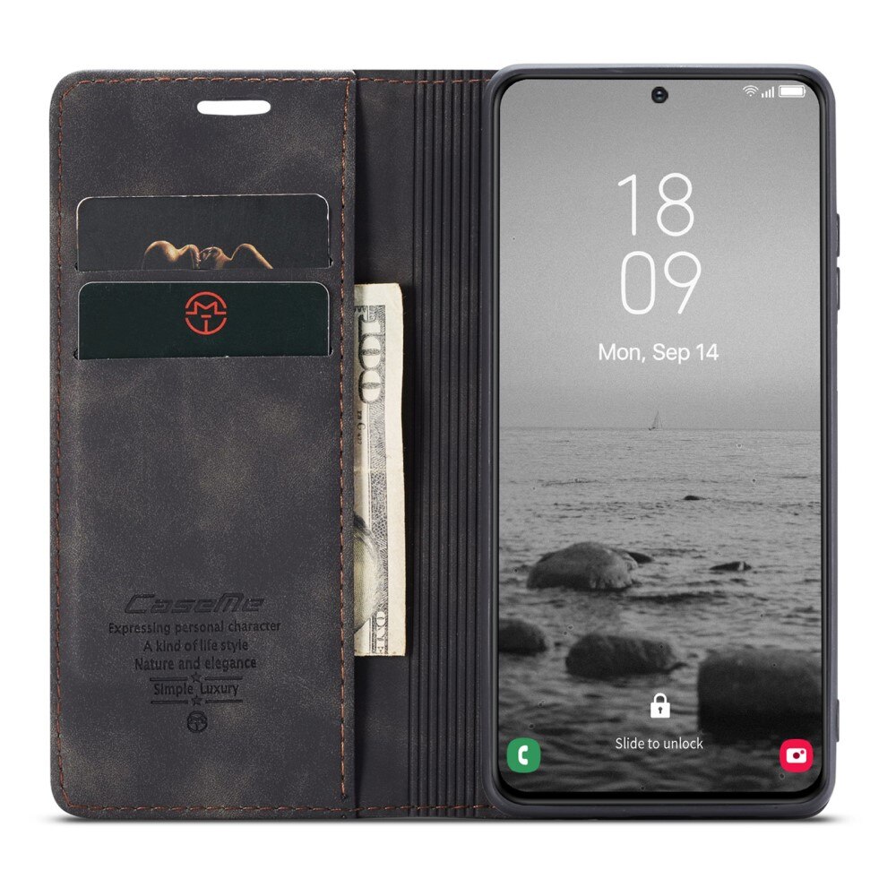 Samsung Galaxy S23 Plus Slim Wallet Case Black