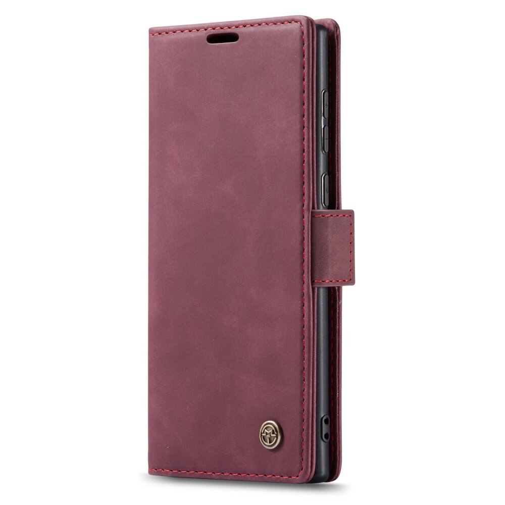 Samsung Galaxy S23 Ultra Slim Wallet Case Red