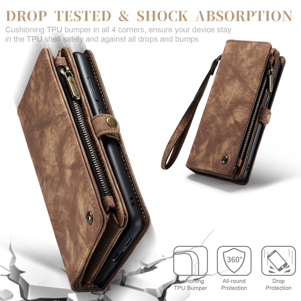 Samsung Galaxy S23 Multi-slot Wallet Case Brown