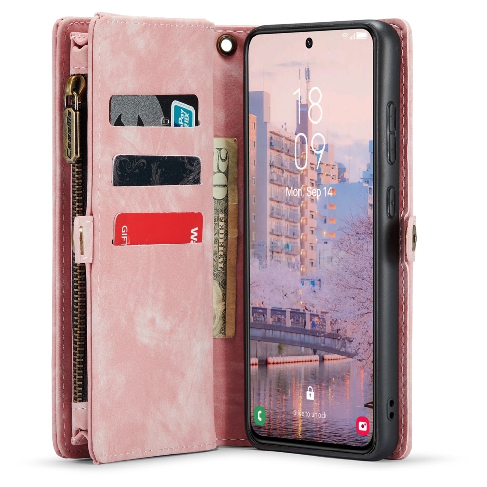 Samsung Galaxy S23 Multi-slot Wallet Case Pink