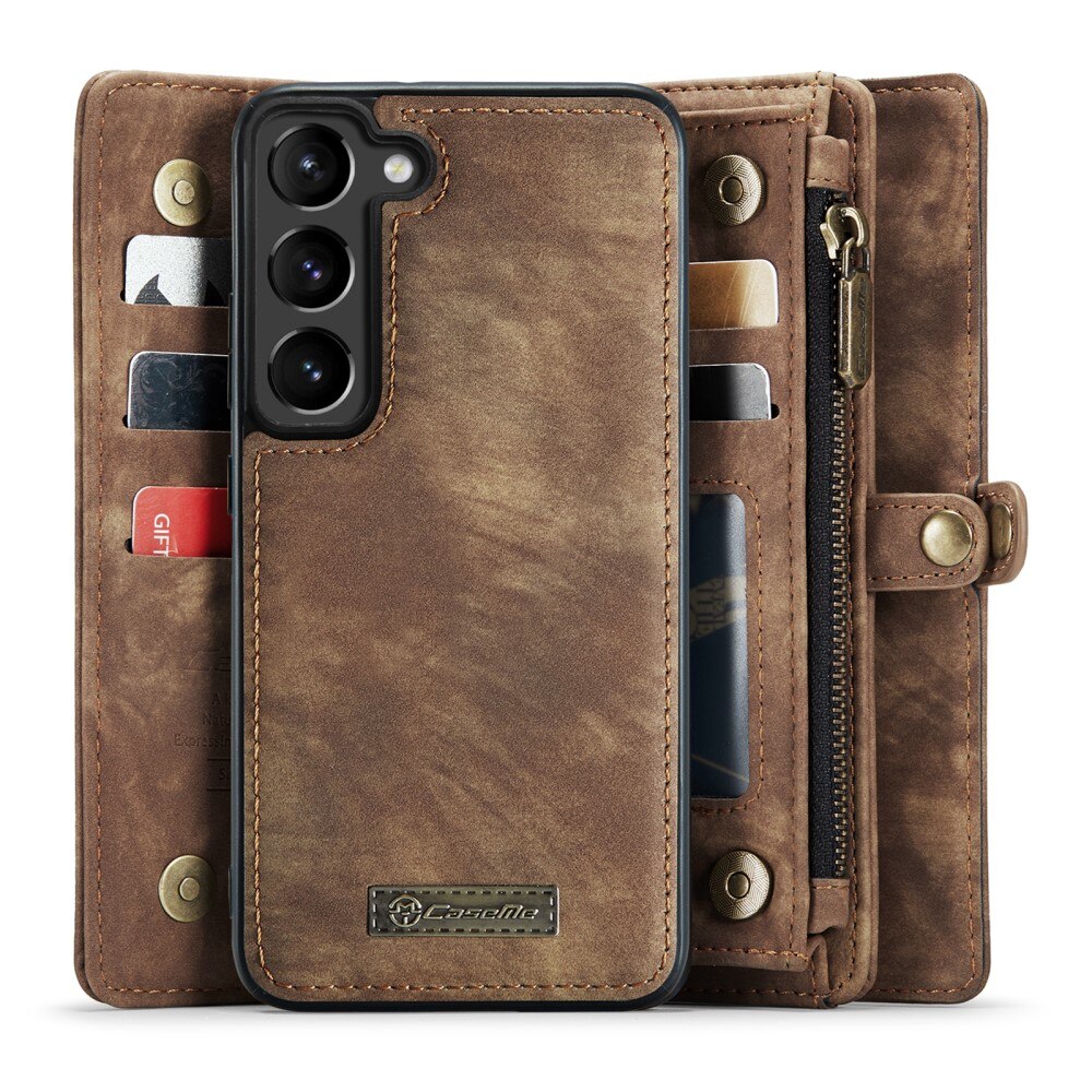 Samsung Galaxy S23 Plus Multi-slot Wallet Case Brown