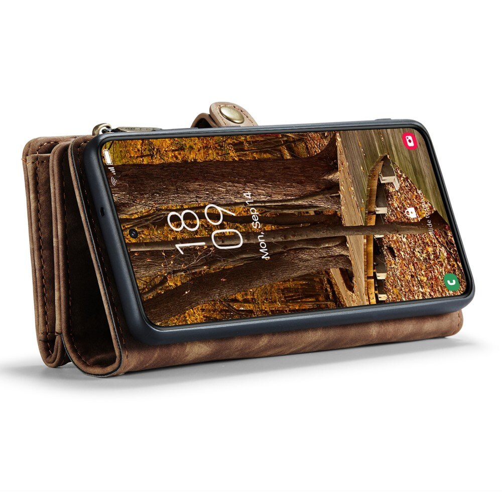 Samsung Galaxy S23 Plus Multi-slot Wallet Case Brown