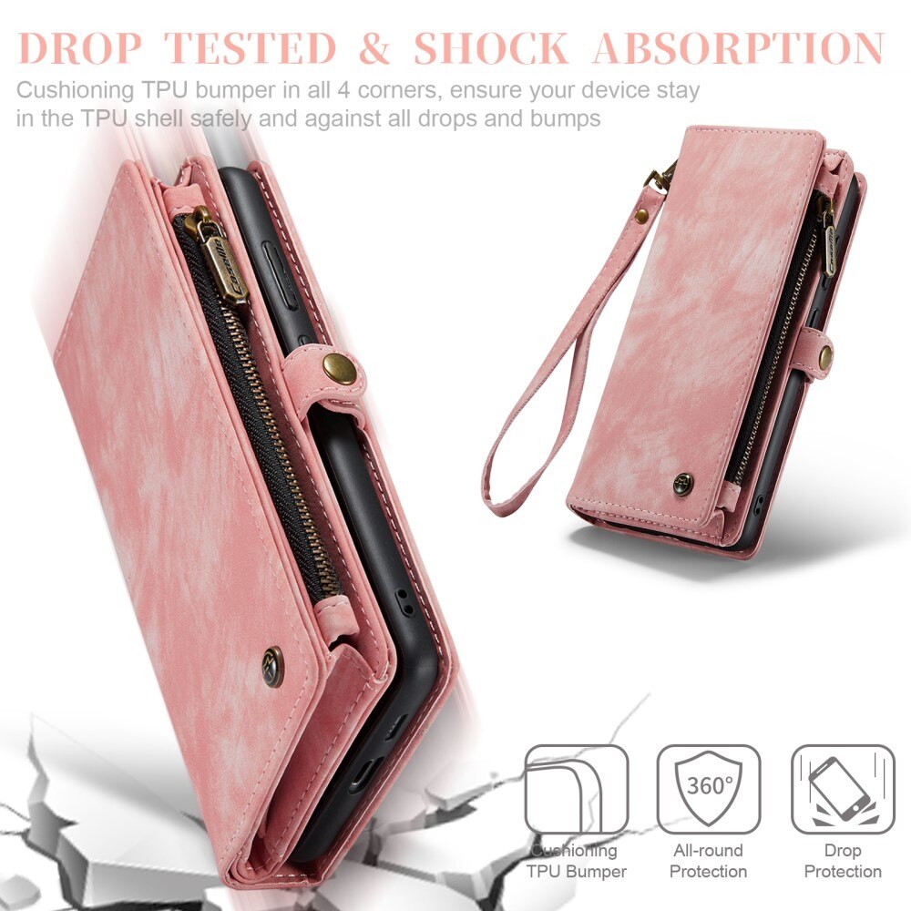 Samsung Galaxy S23 Plus Multi-slot Wallet Case Pink