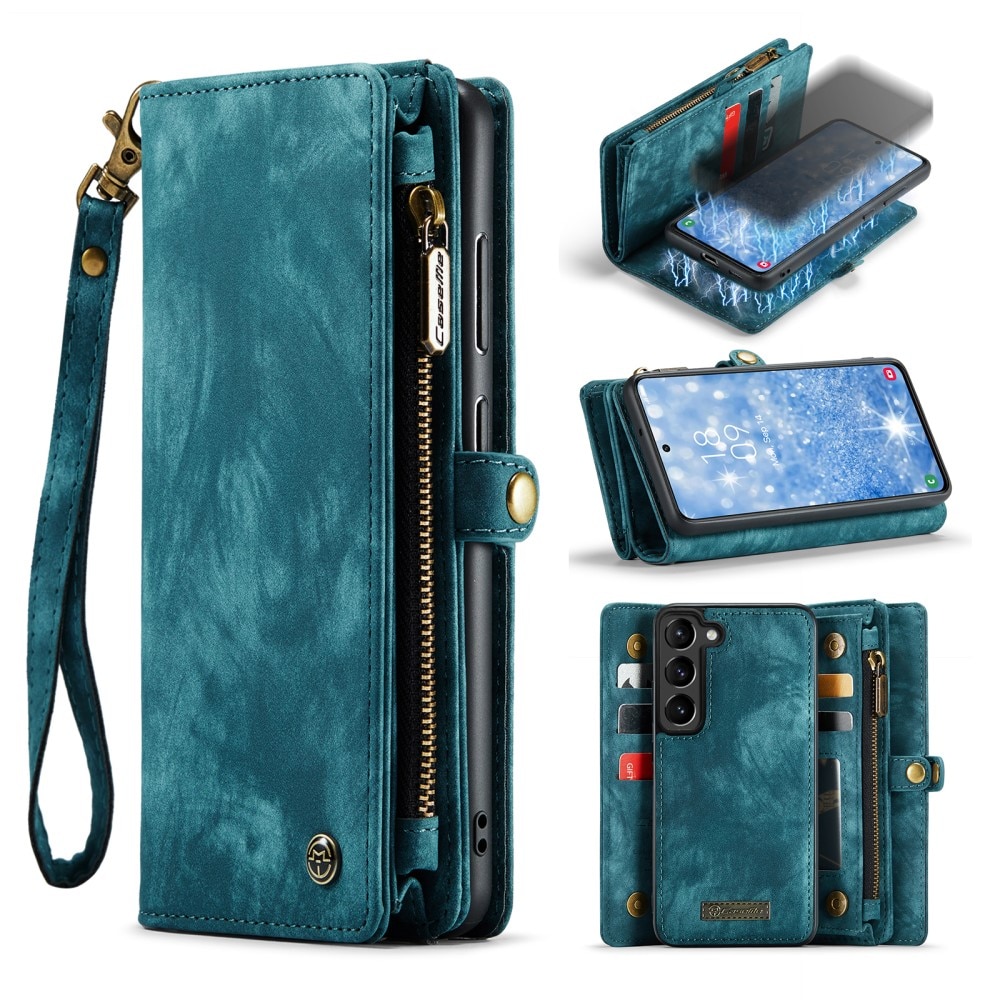 Samsung Galaxy S23 Plus Multi-slot Wallet Case Blue
