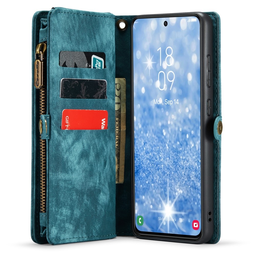 Samsung Galaxy S23 Plus Multi-slot Wallet Case Blue