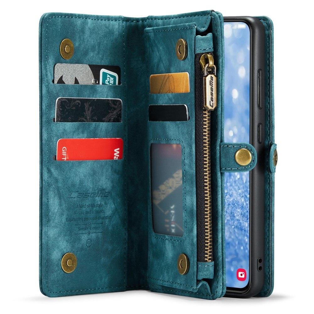 Samsung Galaxy S23 Plus Multi-slot Wallet Case Blue