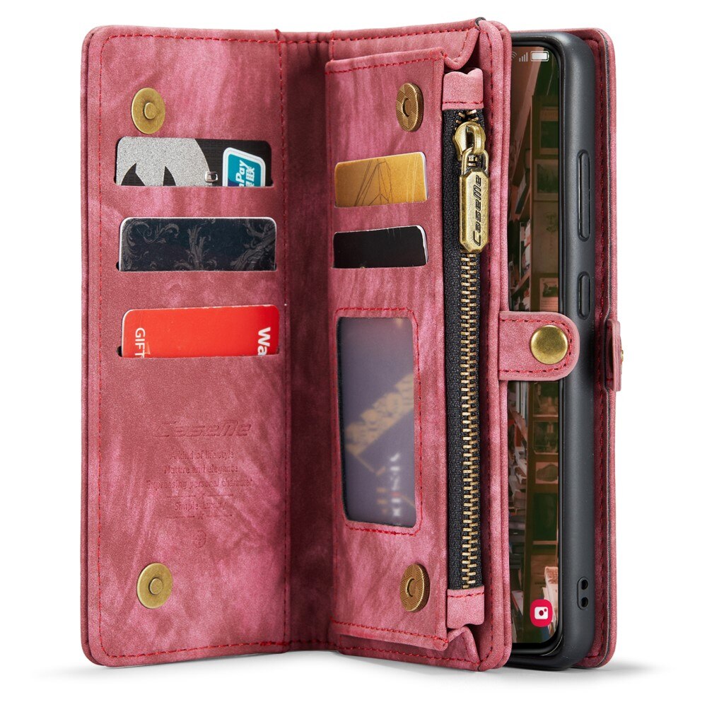 Samsung Galaxy S23 Plus Multi-slot Wallet Case Red