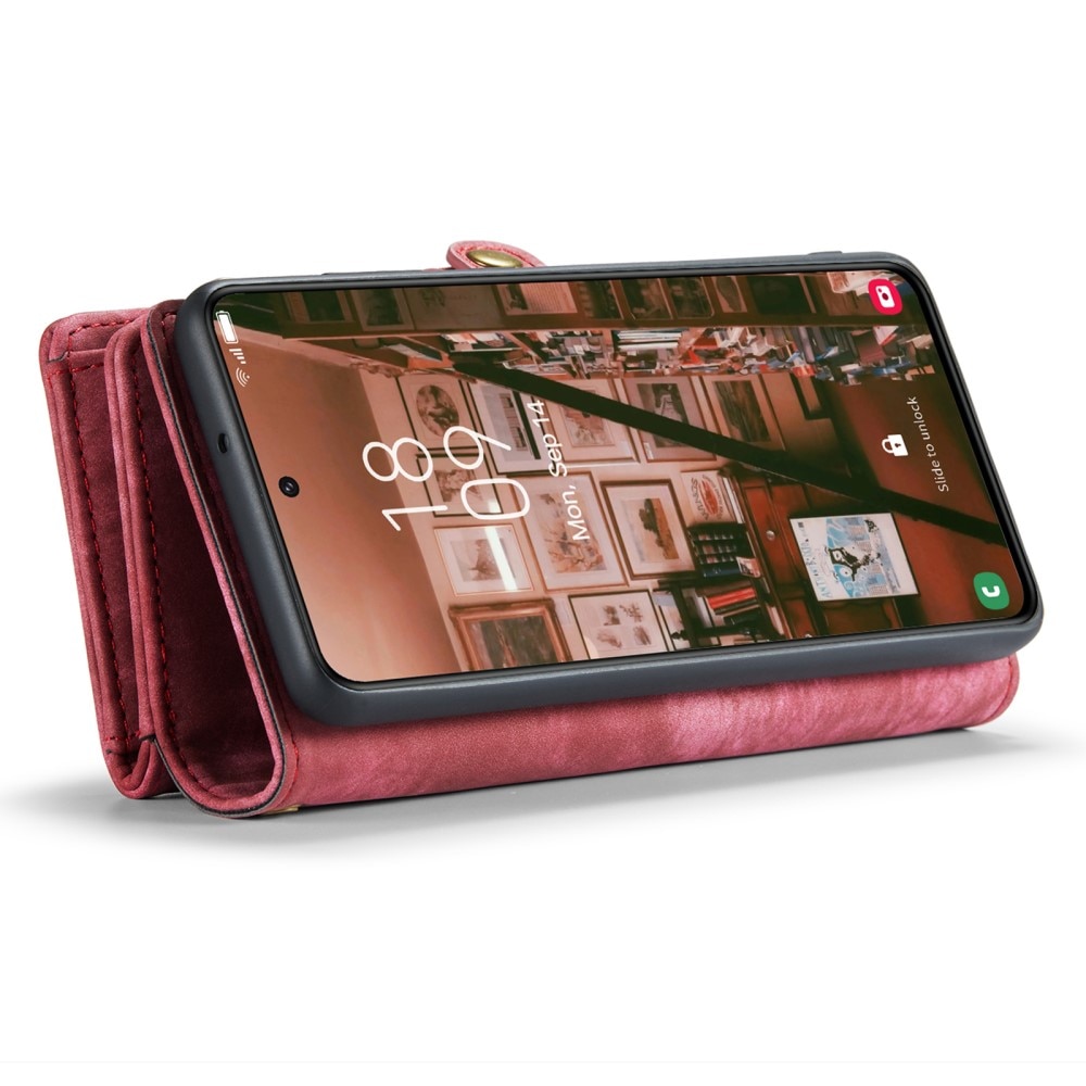 Samsung Galaxy S23 Plus Multi-slot Wallet Case Red