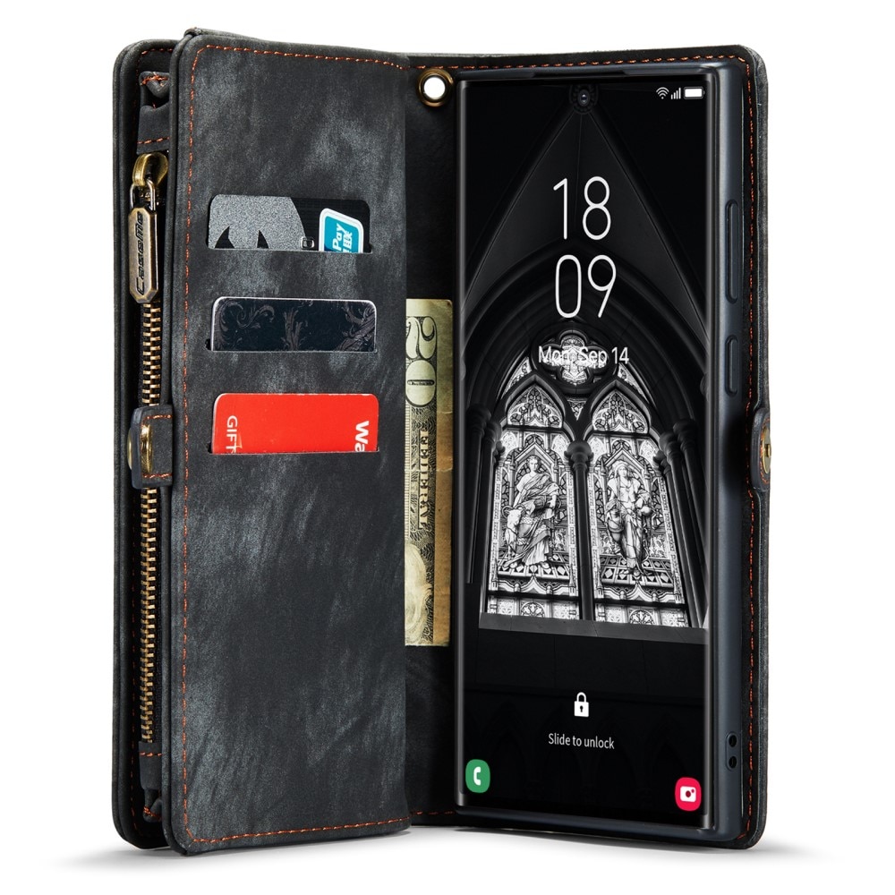 Samsung Galaxy S23 Ultra Multi-slot Wallet Case Grey