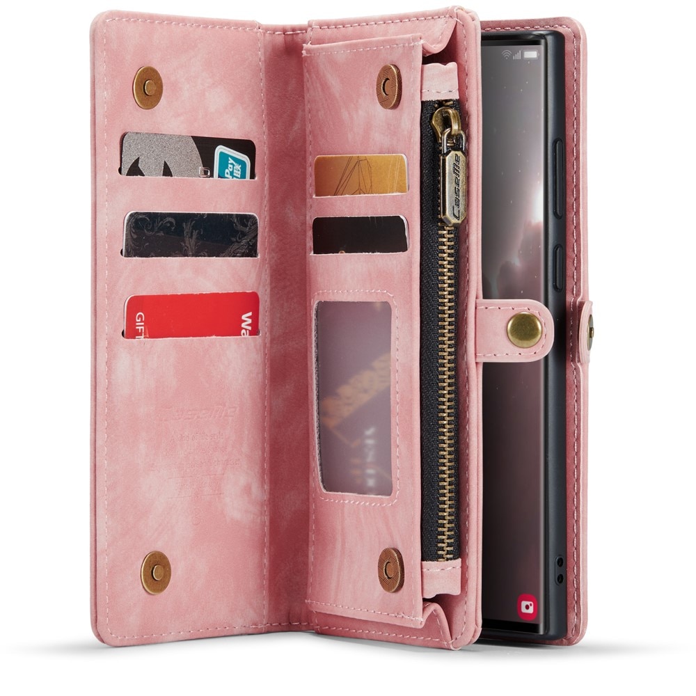 Samsung Galaxy S23 Ultra Multi-slot Wallet Case Pink