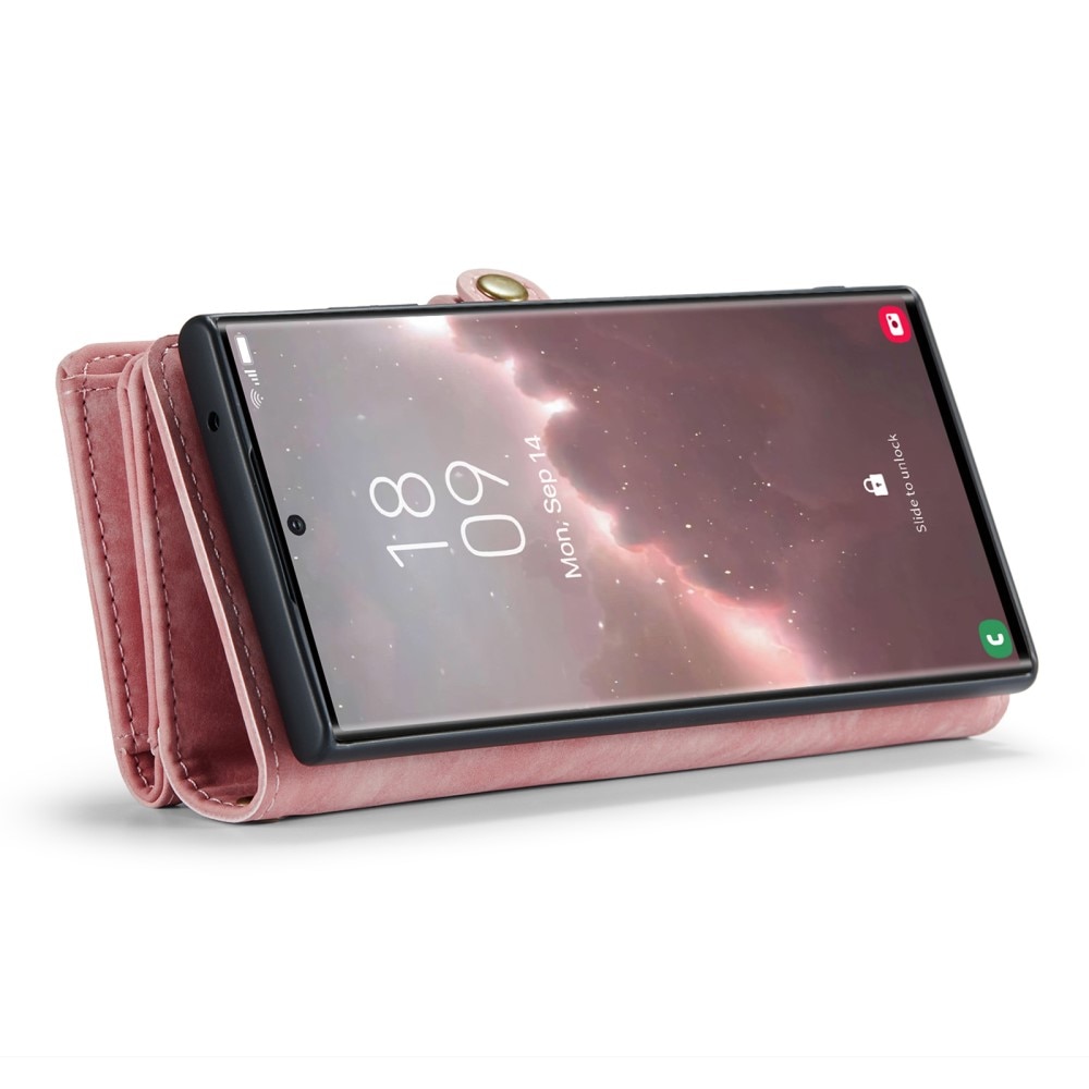 Samsung Galaxy S23 Ultra Multi-slot Wallet Case Pink