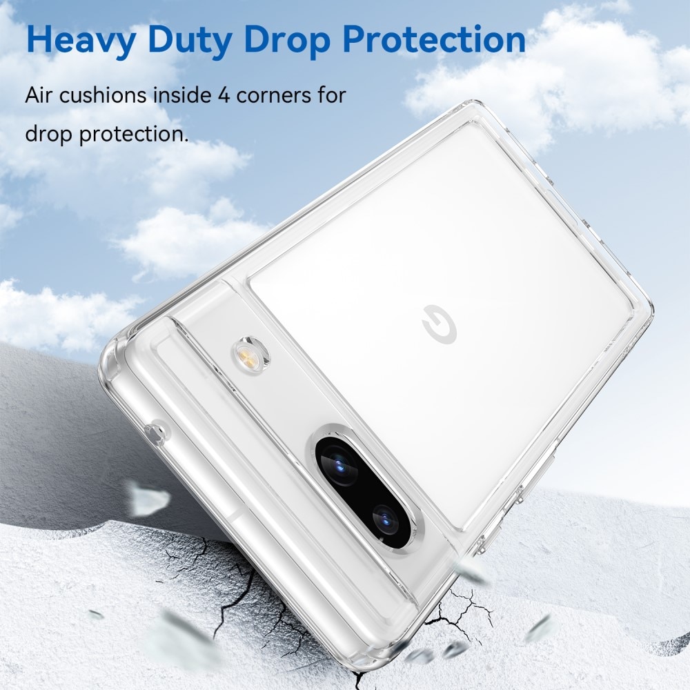 Google Pixel 7a Crystal Hybrid Case Transparent