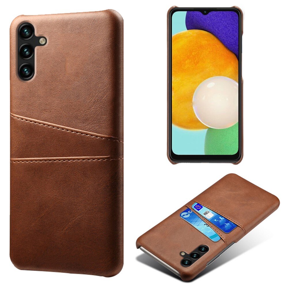 Samsung Galaxy A54 Card Slots Case Brown