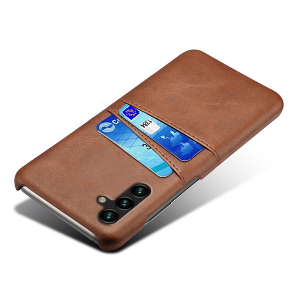 Samsung Galaxy A54 Card Slots Case Brown