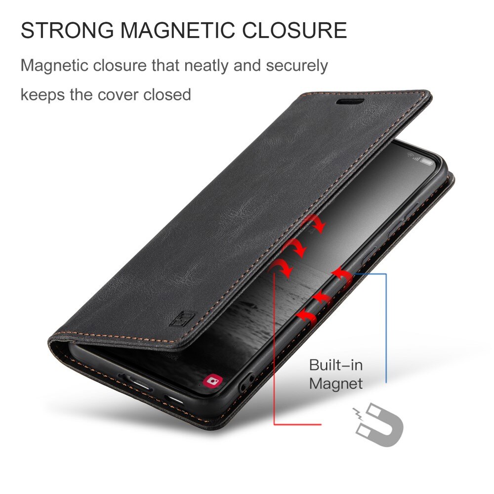 Samsung Galaxy S23 RFID blocking Wallet Case Black