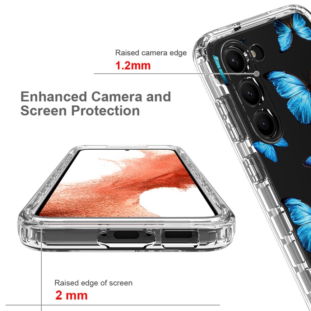 Samsung Galaxy S23 Full Cover Case Butterflies