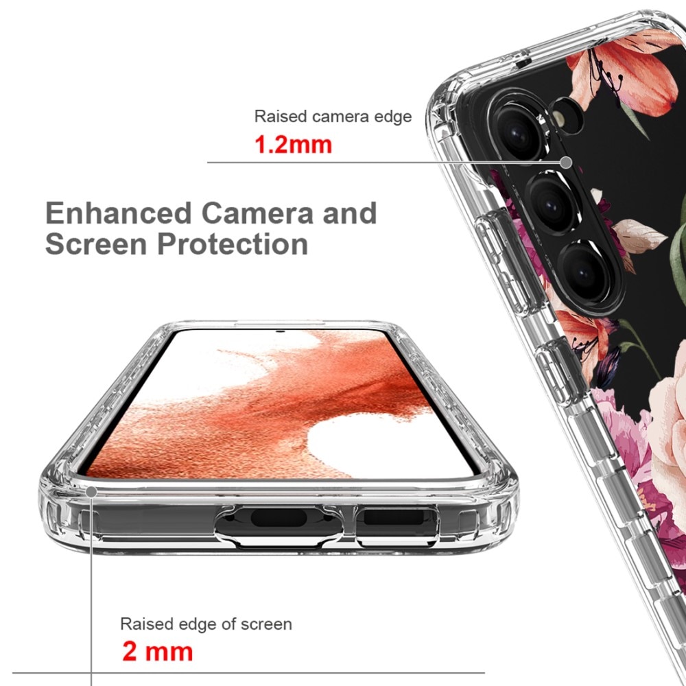 Samsung Galaxy S23 Full Cover Case Flowers