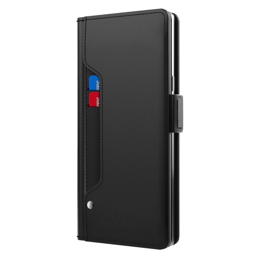 Samsung Galaxy S23 Ultra Wallet Case Mirror Black