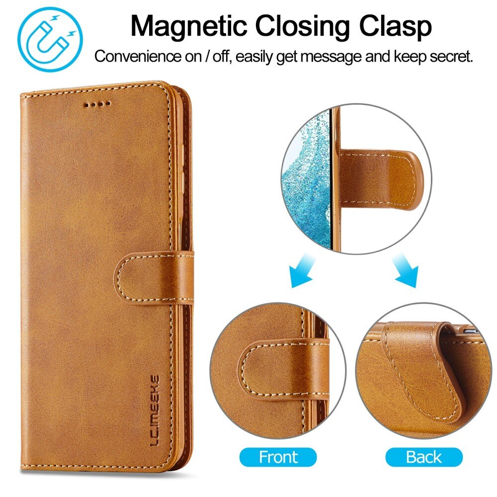 Samsung Galaxy A34 Wallet Case Cognac