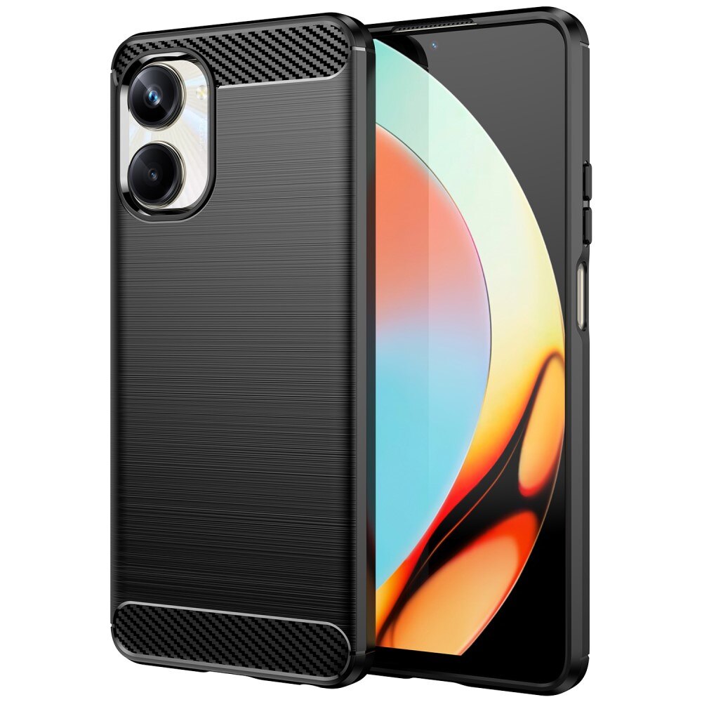 Realme 10 Pro Brushed TPU Case Black