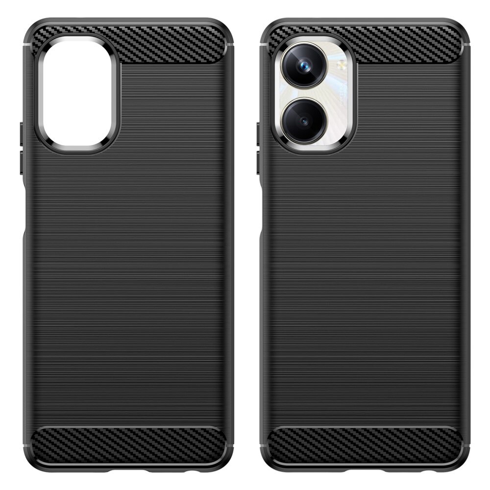 Realme 10 Pro Brushed TPU Case Black