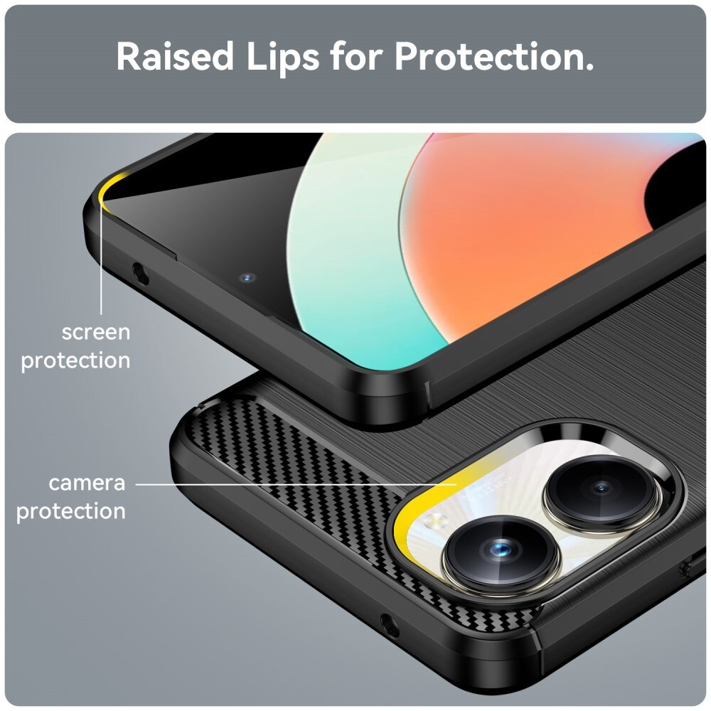 Realme 10 Pro Brushed TPU Case Black