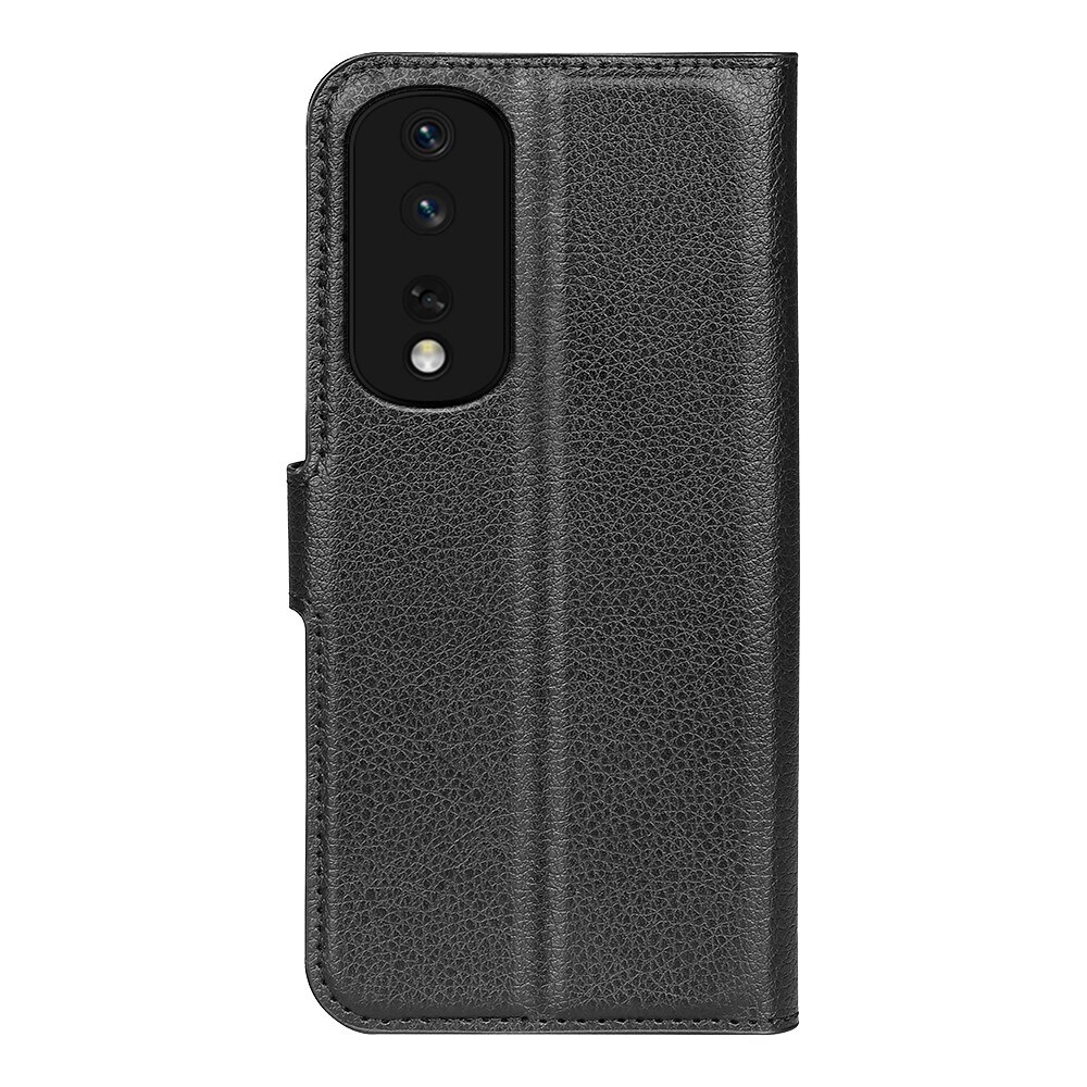 Honor 80 Pro Wallet Book Cover Black