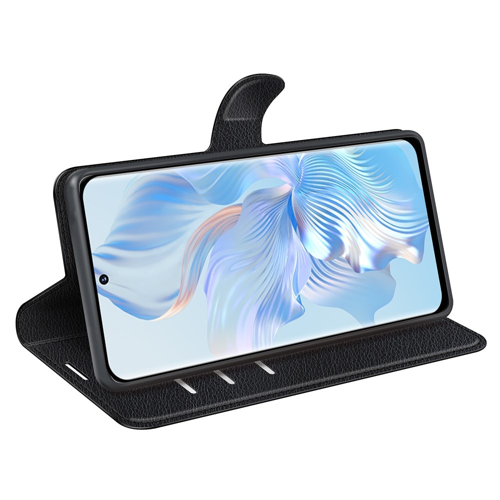  Honor 80 Wallet Book Cover Black