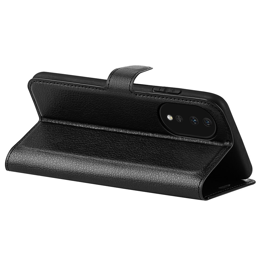 Honor 80 Wallet Book Cover Black