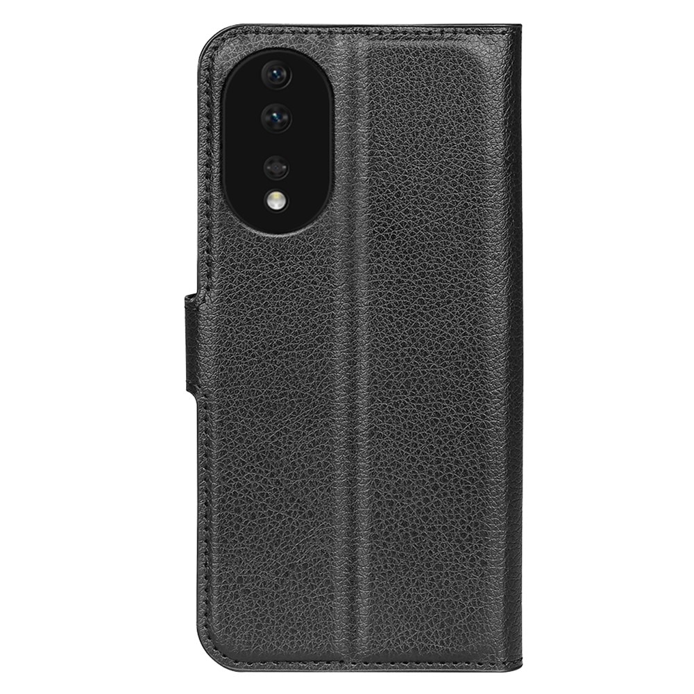 Honor 80 Wallet Book Cover Black