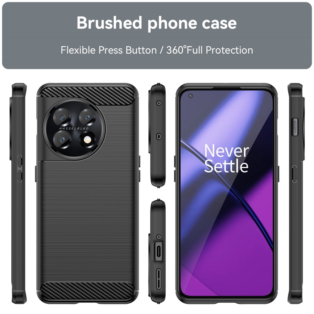 OnePlus 11 Brushed TPU Case Black