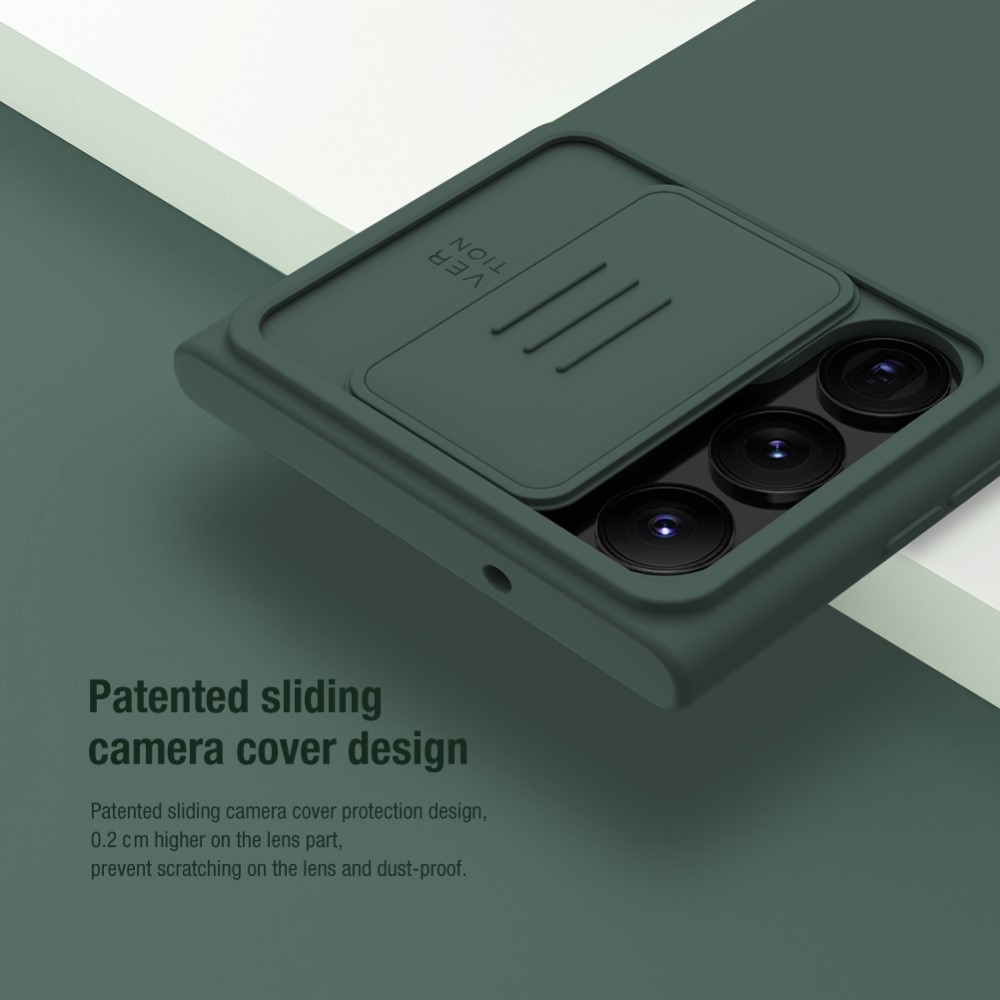 Samsung Galaxy S23 Ultra Soft CamShield Case Green